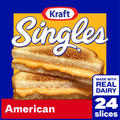 Kraft Singles American Cheese Slices 24 Count (Refrigerated)