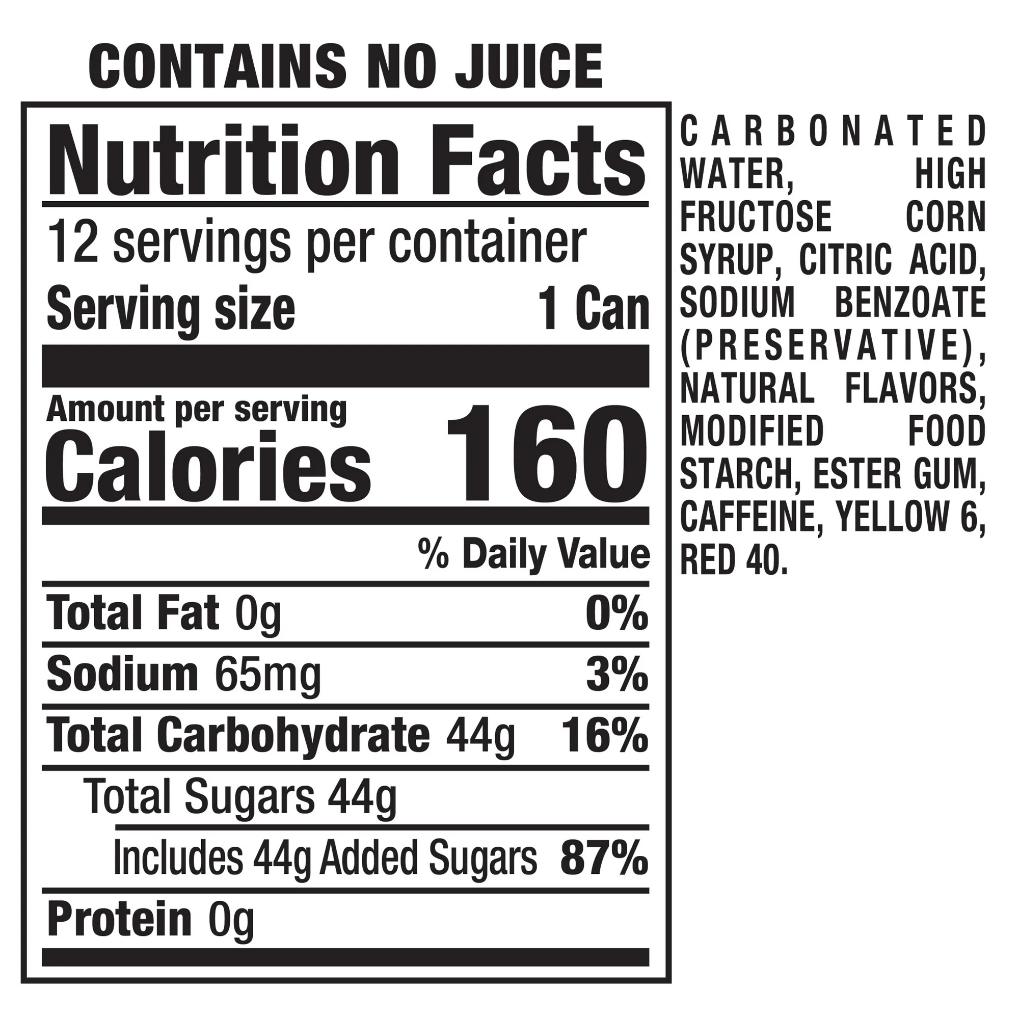 Sunkist Orange Soda 12 oz 12 Pack