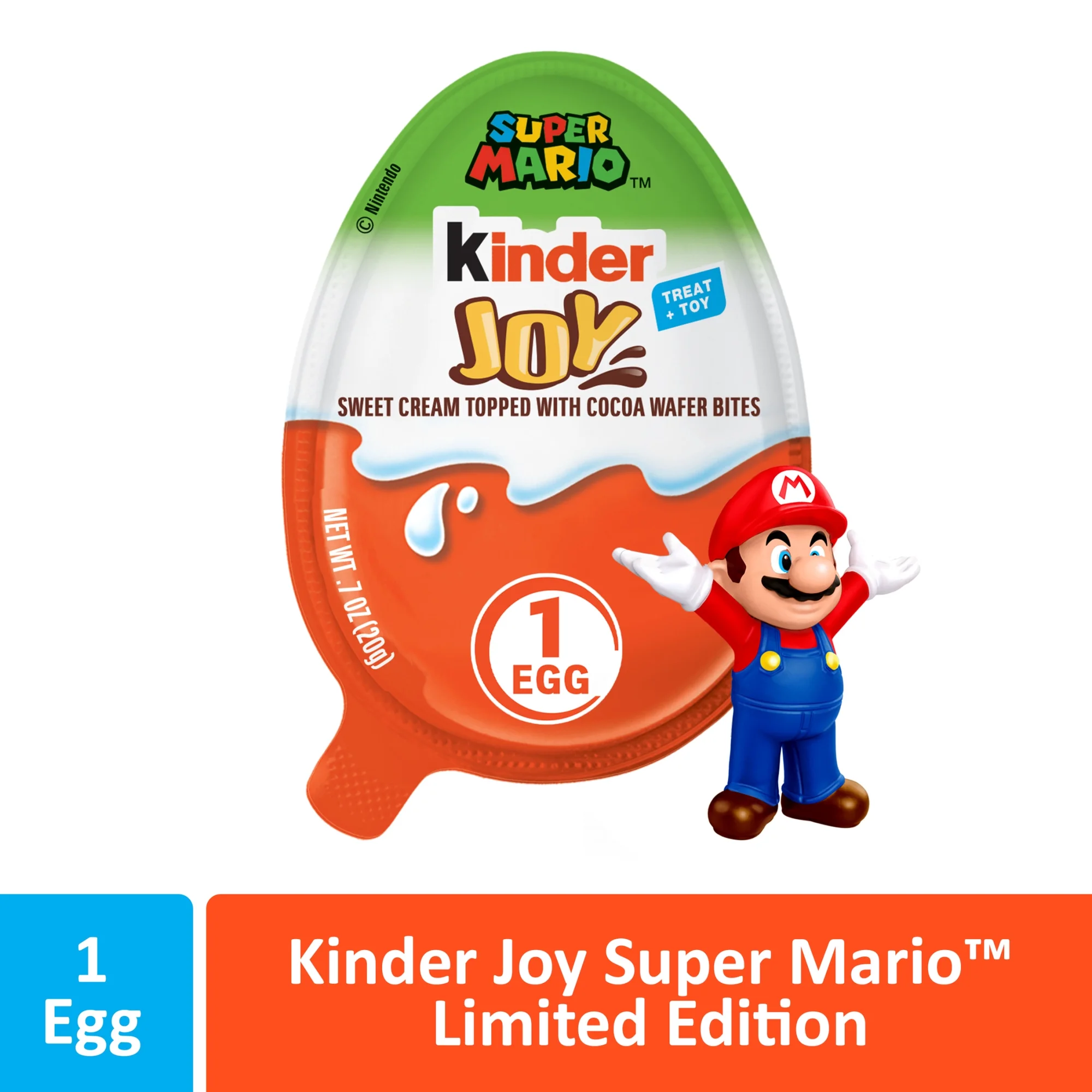 Kinder Joy Egg Sweet Cream with Crispy Wafer Bites