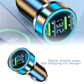 Digital Display Super Fast Charging Car Charger 2USB