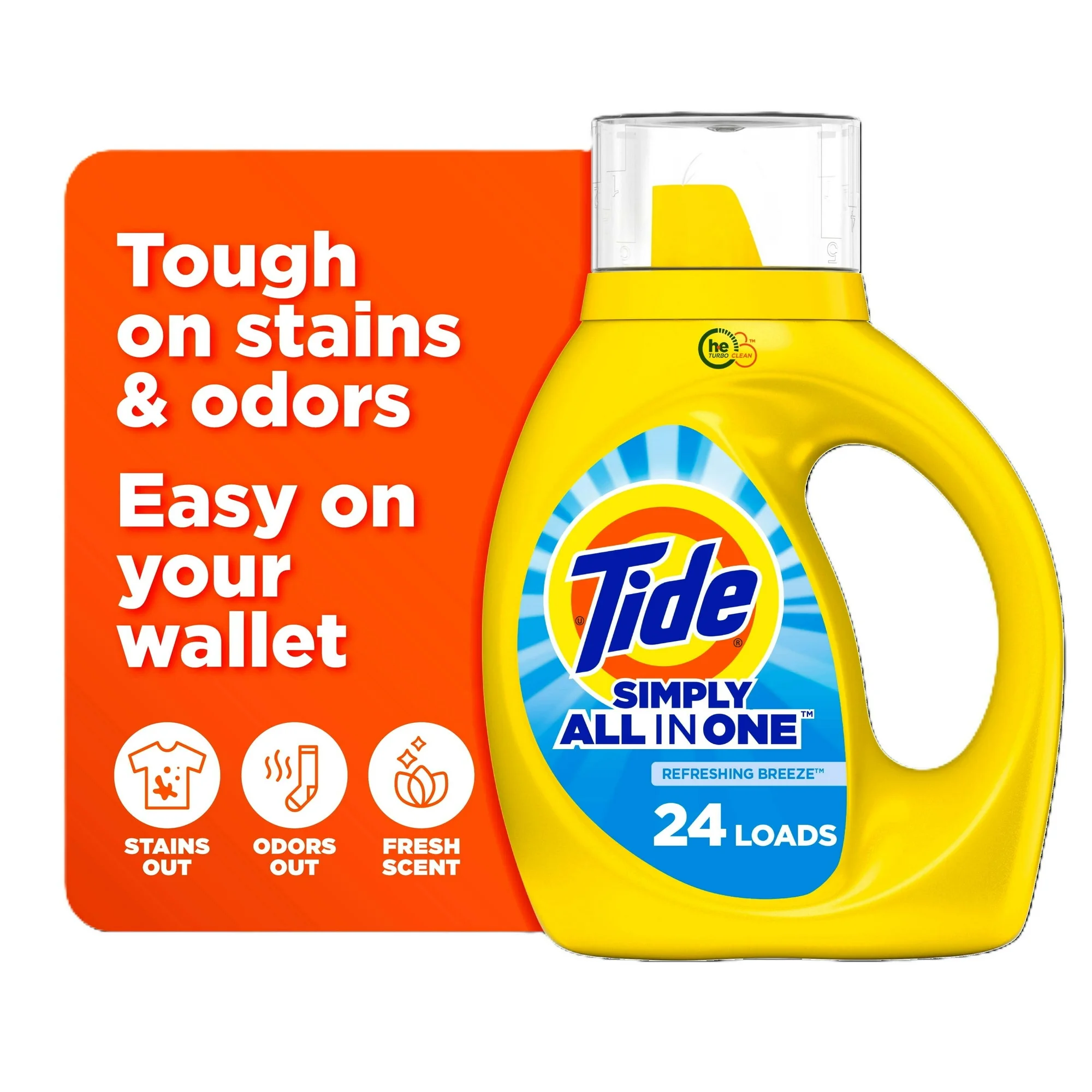 Tide Simply Liquid Laundry Detergent 24 Loads 32 fl oz