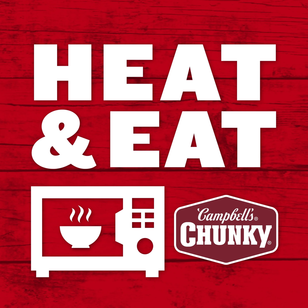 Campbell’s Chunky Soup Ready to Serve Beef Soup with Country Vegetables 18.8 oz Can
