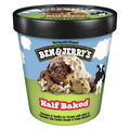 Ben & Jerry's Half Baked Chocolate & Vanilla Ice Cream Cookie Dough Ice Cream Pint 16 fl oz