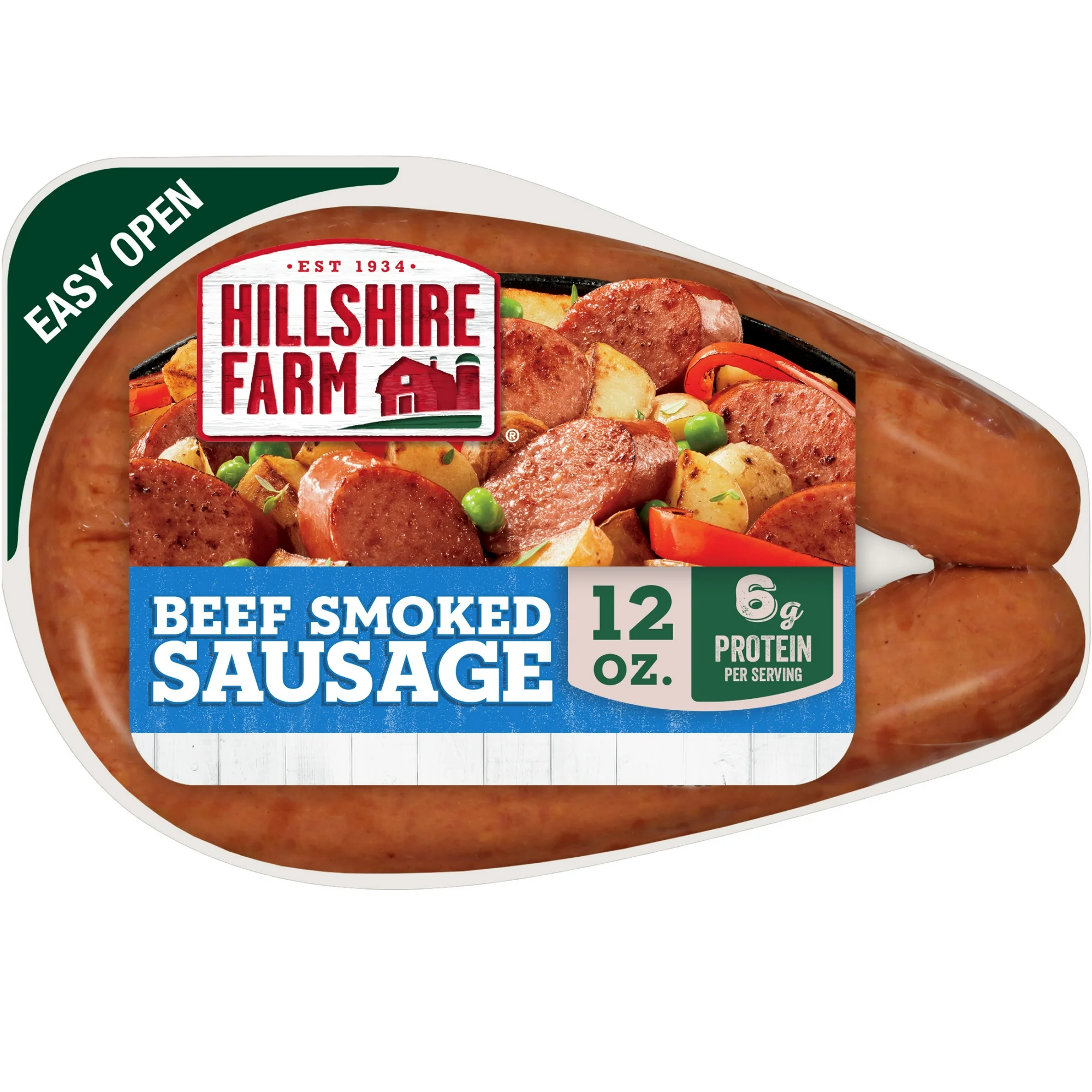 Hillshire Farm Beef Smoked Sausage Rope 12 oz (Refrigerated)