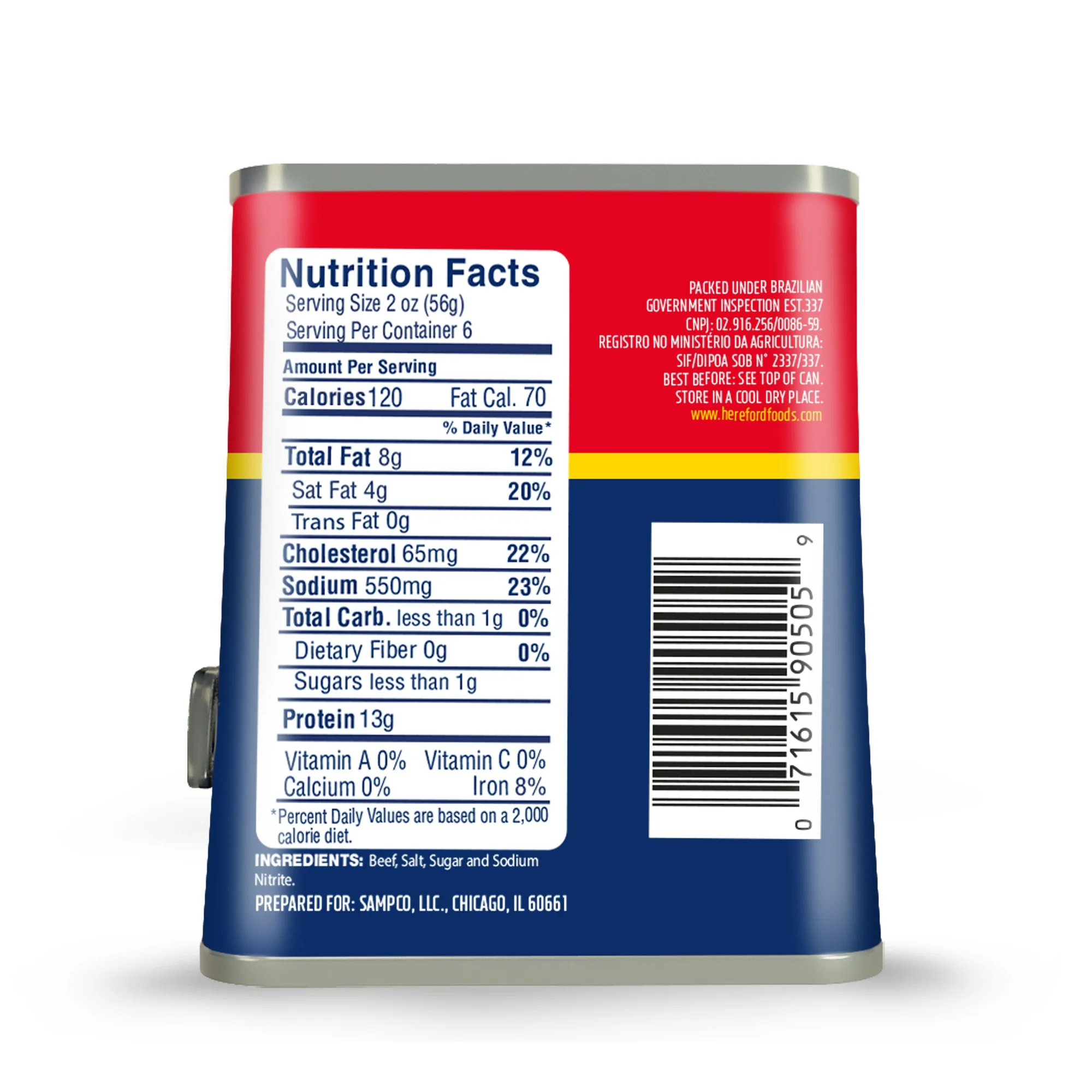 Hereford Corned Beef 12 oz Can