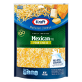 Kraft Mexican Style Four Cheese Finely Shredded Cheese 8 oz Bag