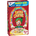 Lucky Charms Gluten Free Cereal with Marshmallows Kids Cereal Family Size 18.6 oz