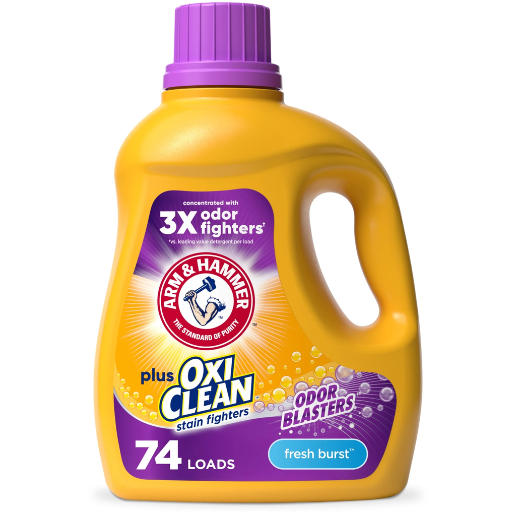 ARM & HAMMER Plus OxiClean with Odor Blasters Liquid Detergent 96.2 Fl Oz