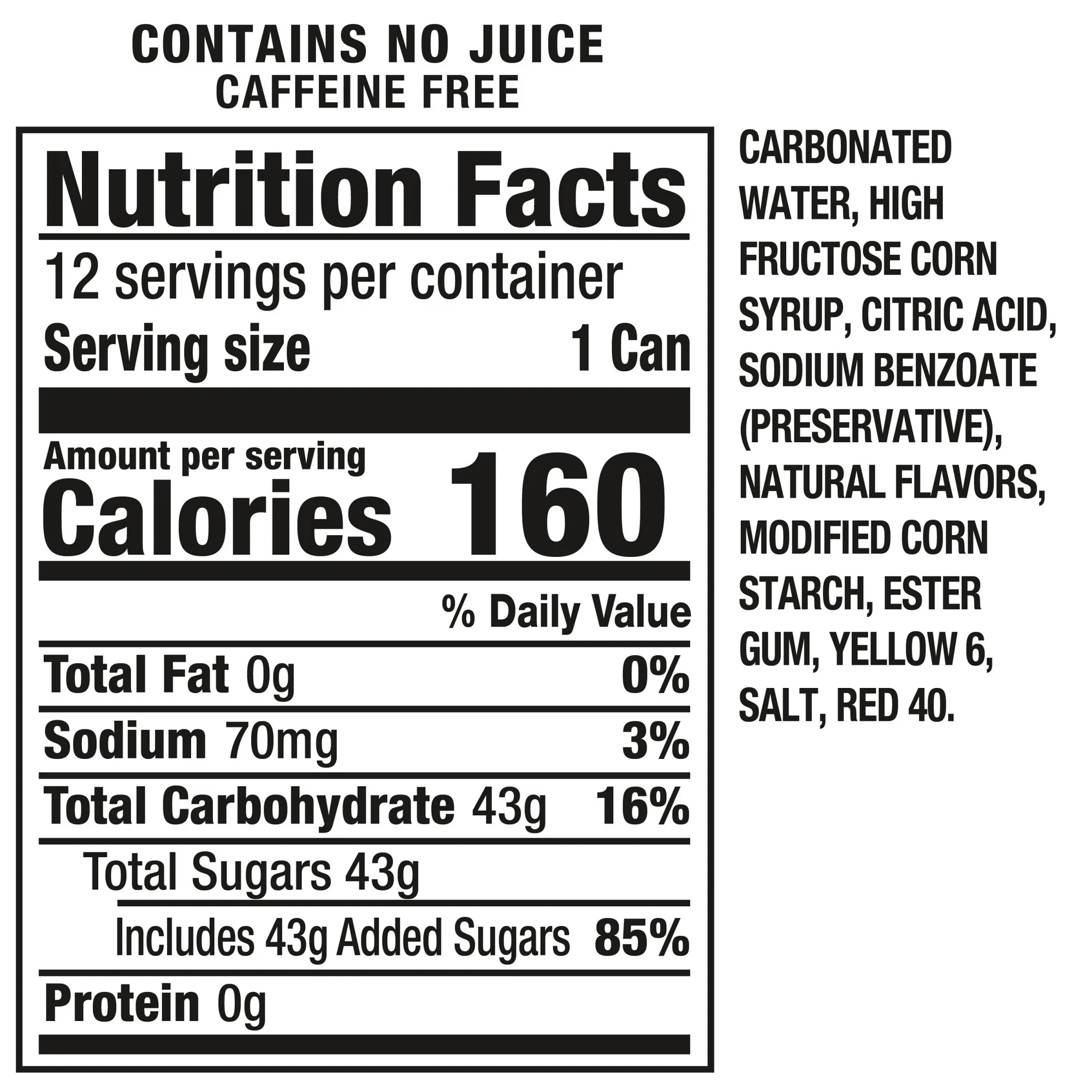 Crush 12 Pack Soda