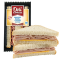 Deli Express Smoked Ham & Cheese Sandwich Wedge 4.6 oz 1 Count