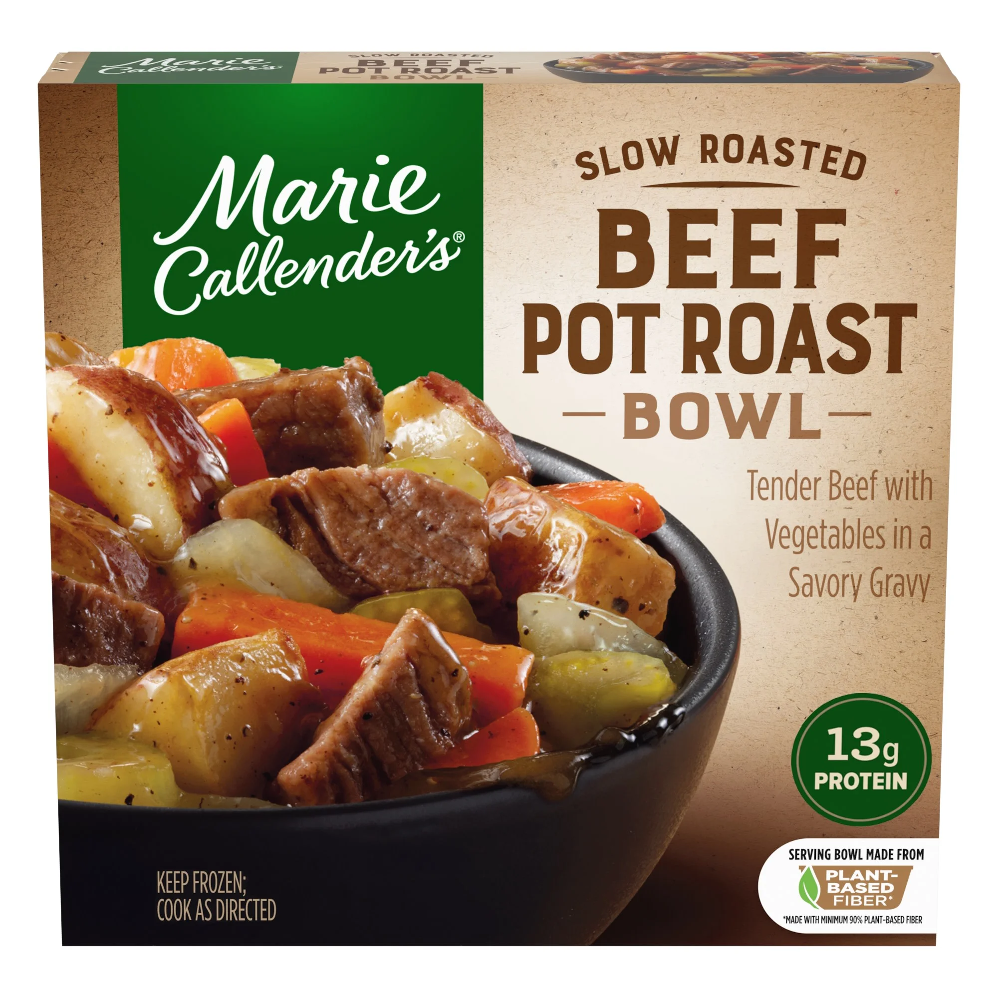 Marie Callender's Slow Roasted Beef Pot Roast Bowl Frozen Meal 11 oz. (Frozen)