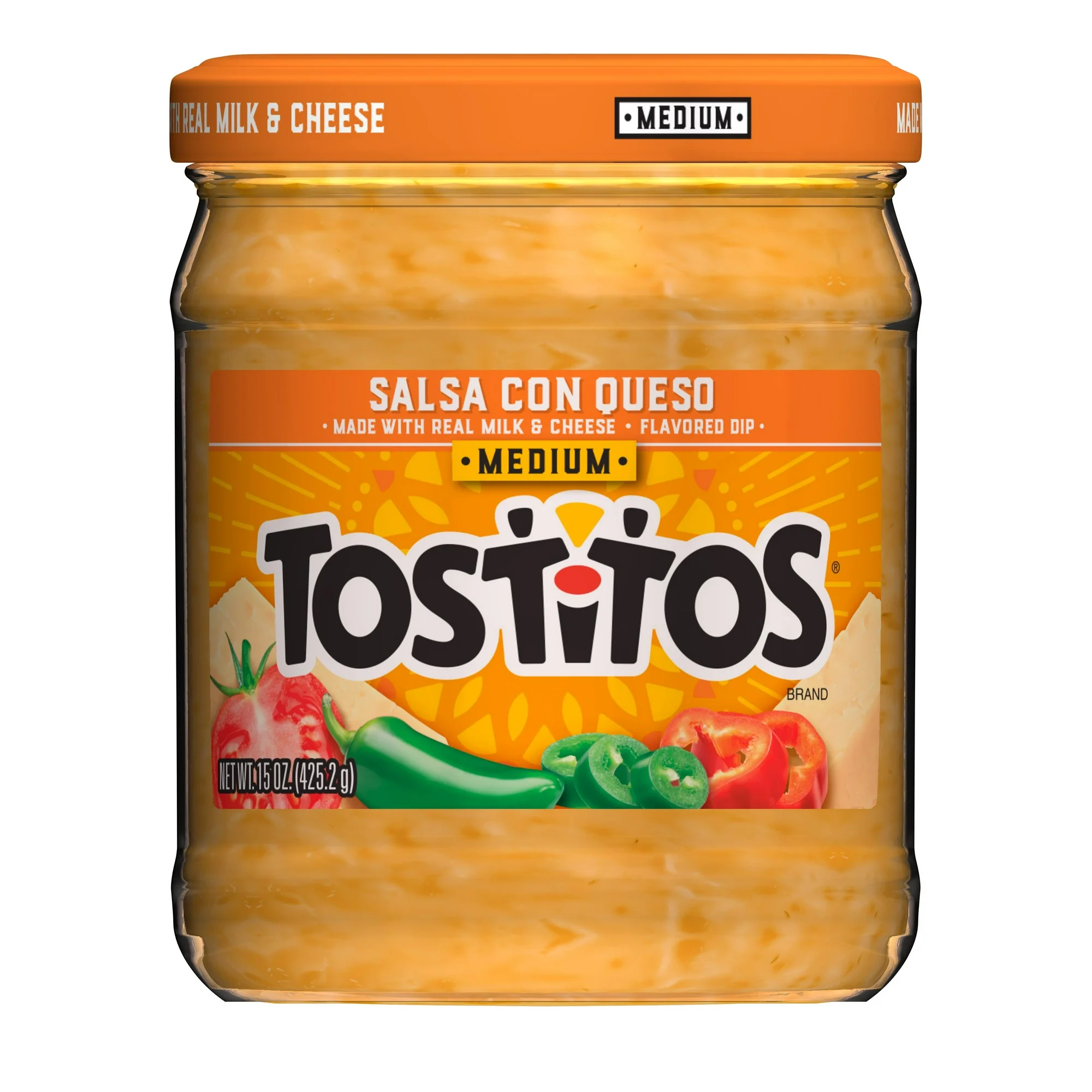 Tostitos Salsa Medium Salsa Con Queso Spread 15 oz Jar