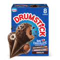 Drumstick Chocolate Cookie Dipped Sundae Cones Variety Pack 8 Count