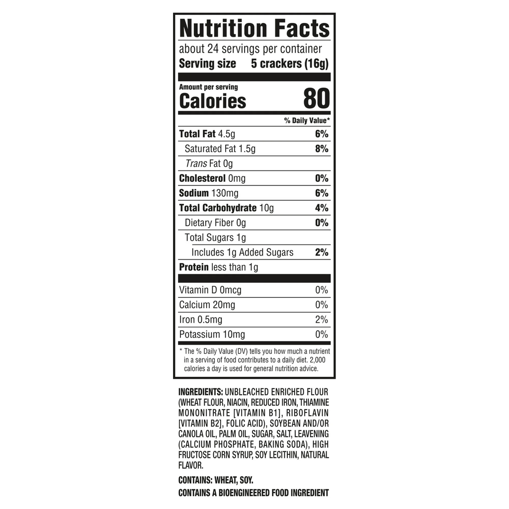 RITZ Original Crackers Snacks for Kids and Adults Lunch Snacks 13.7 oz