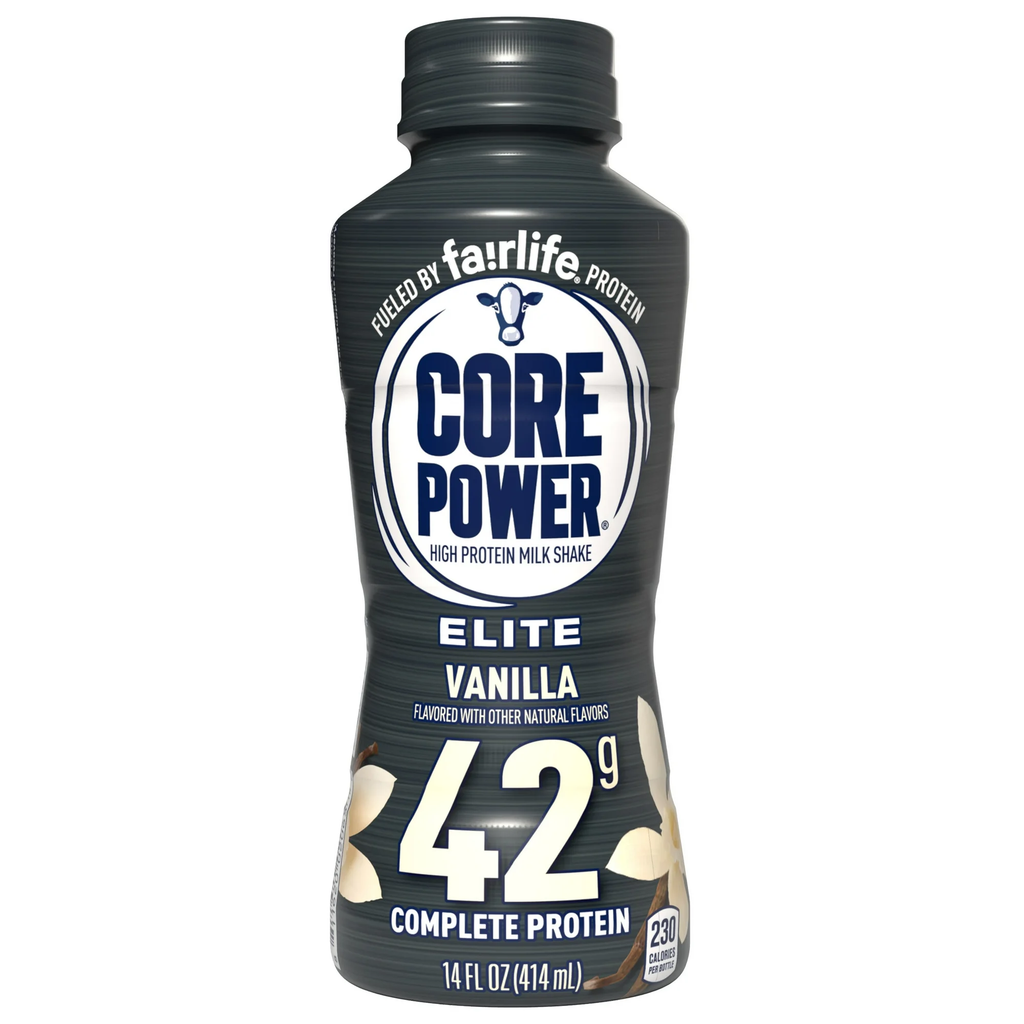 Core Power Elite High Protein Shake with 42g Protein by fairlife Milk Vanilla 14 fl oz