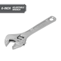 Tough 6-inch Adjustable Wrench, Steel Construction