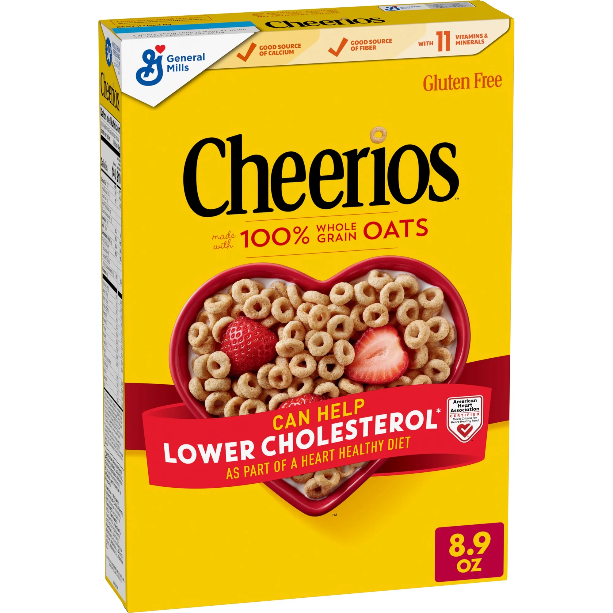 Cheerios Heart Healthy Cereal Limited Edition Heart Shapesu 8.9 oz