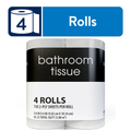 Toilet Paper 4 Rolls 150 2-Ply Sheets per Roll