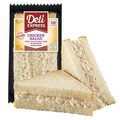 Deli Express White Meat Chicken Salad Packaged Sandwich Wedge 5 oz
