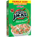 Kellogg's Apple Jacks Breakfast Cereal Family Breakfast Family Size 16.6oz Box