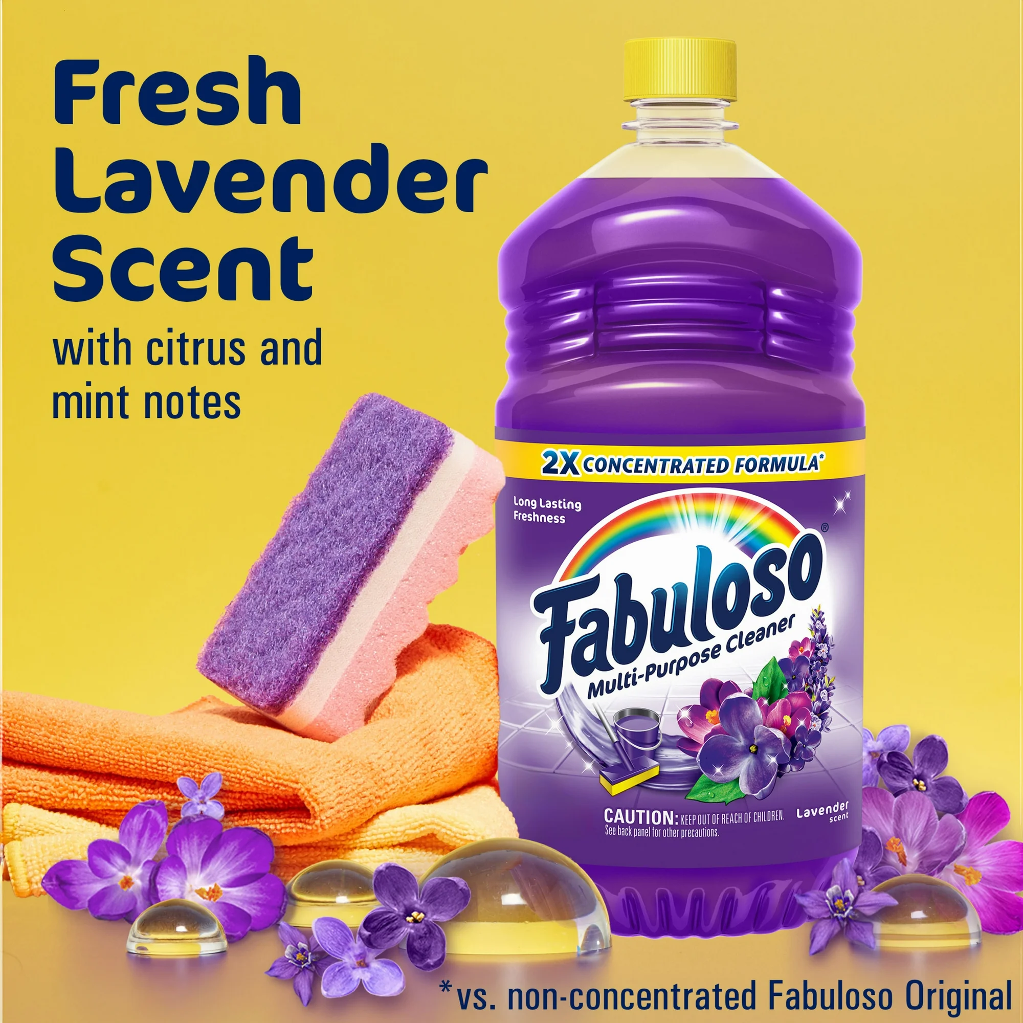 Fabuloso Multi Surface All Purpose Floor Cleaner Lavender Scent 33.8 fl oz