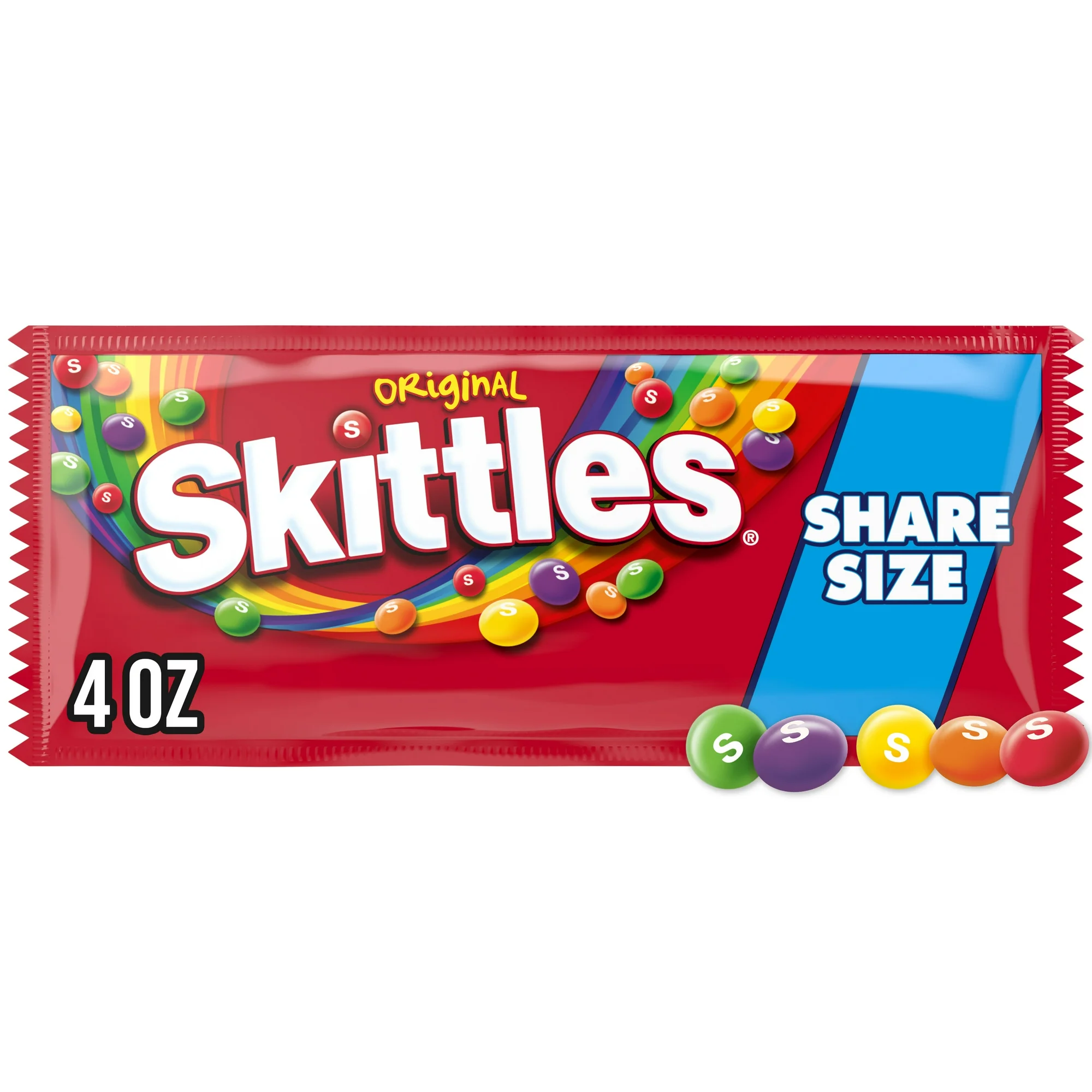 Skittles Original Chewy Candy Share Size 4 oz Bag