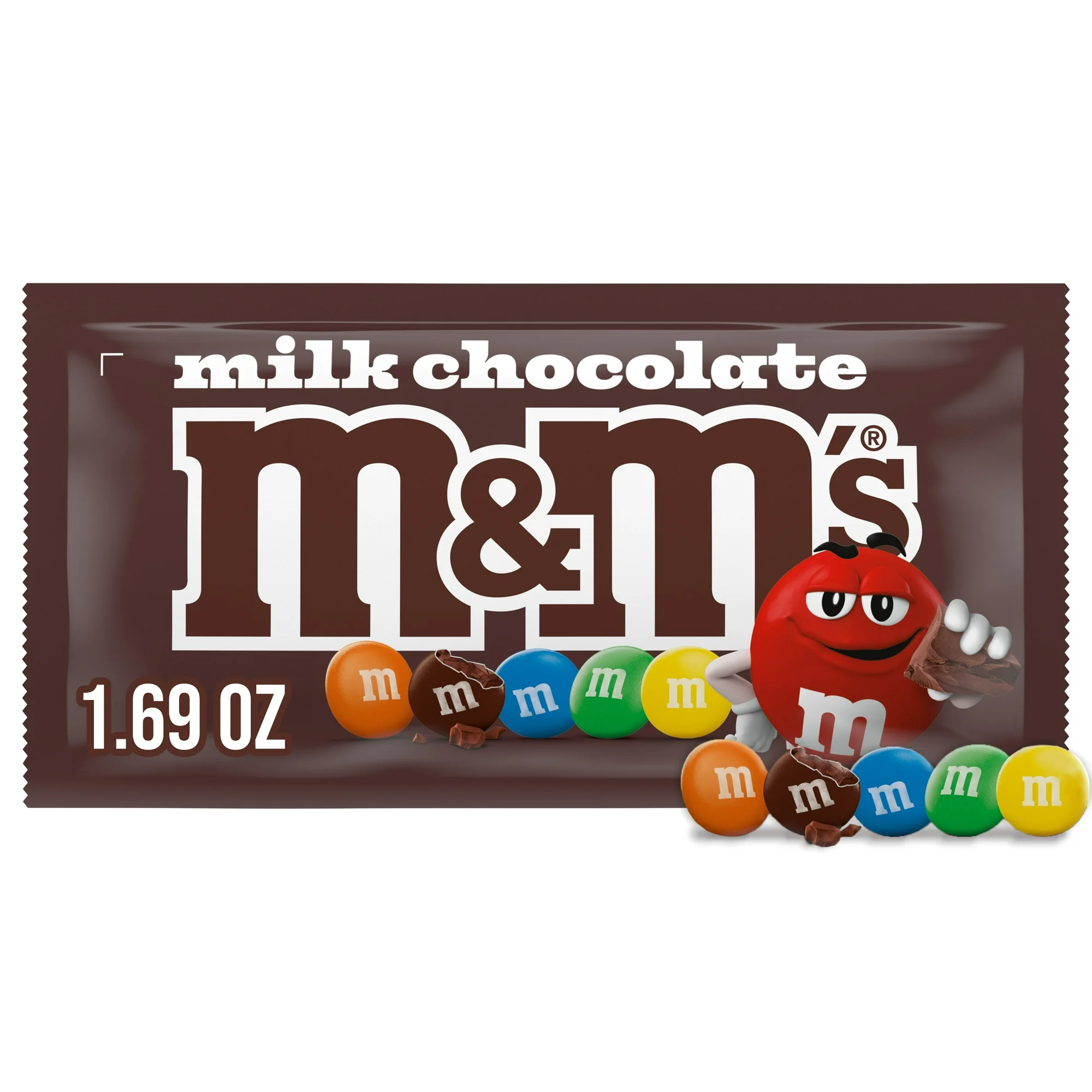 M&M's Milk Chocolate Candy Full Size - 1.69 oz Bag