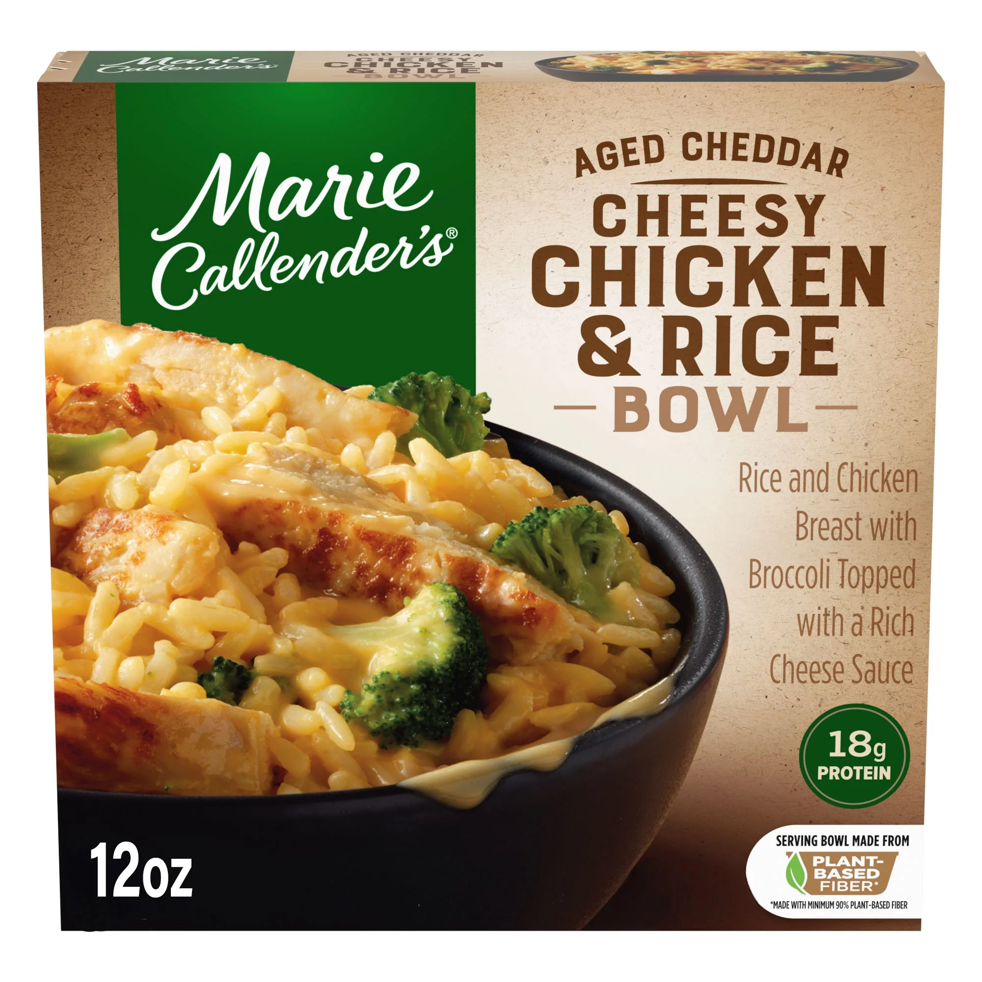 Marie Callender's Aged Cheddar Cheesy Chicken and Rice Bowl Frozen Meal 12 oz (frozen)
