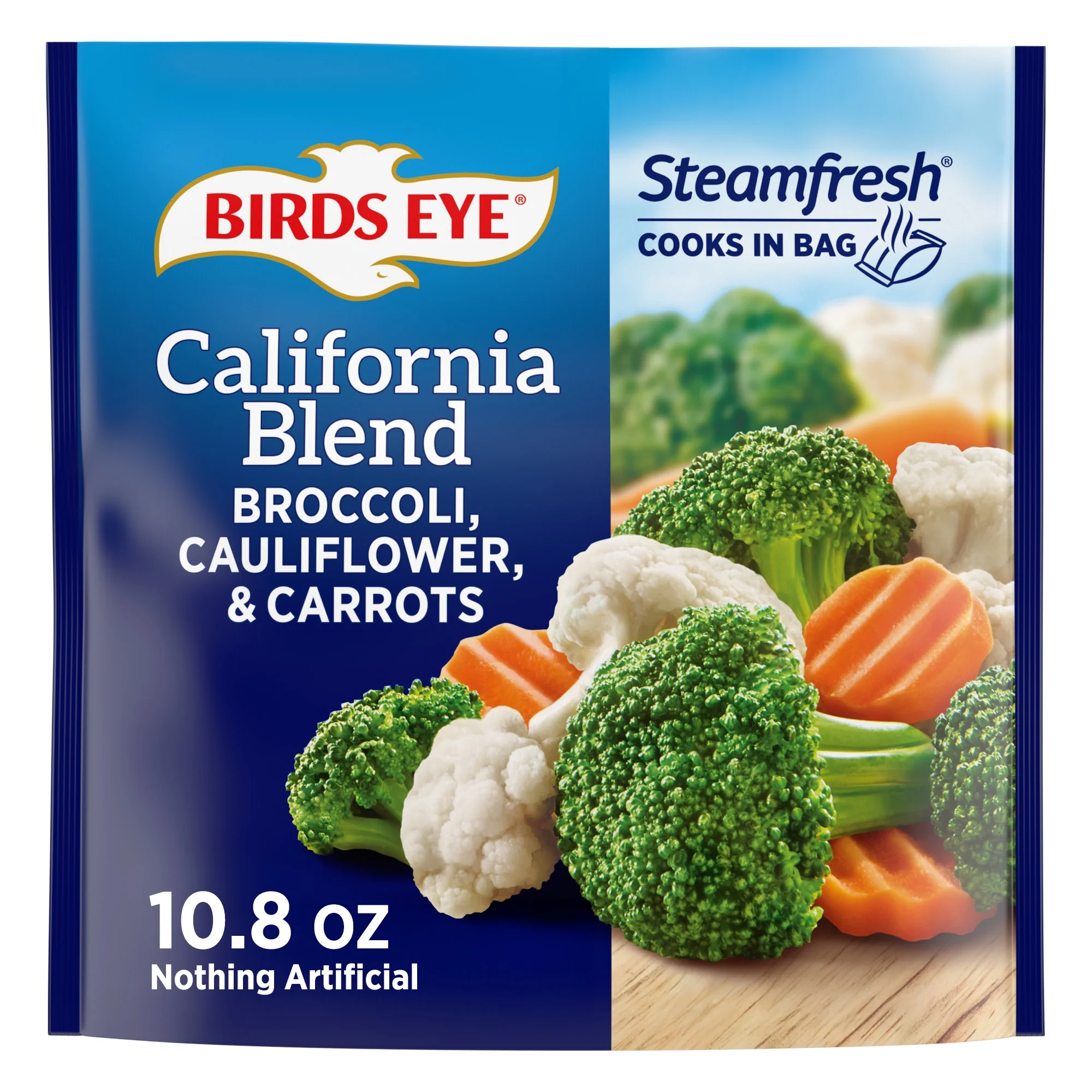 Steamfresh Carrots, Broccoli and Cauliflower, Frozen Vegetables 10.8 oz. Bag