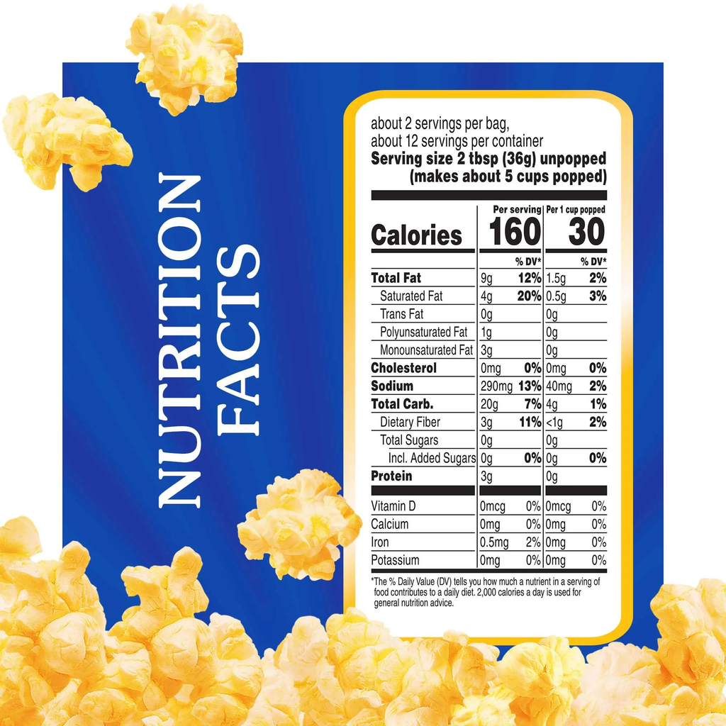 Act II Xtreme Butter Microwave Popcorn, 2.75 oz  6-Count Bags
