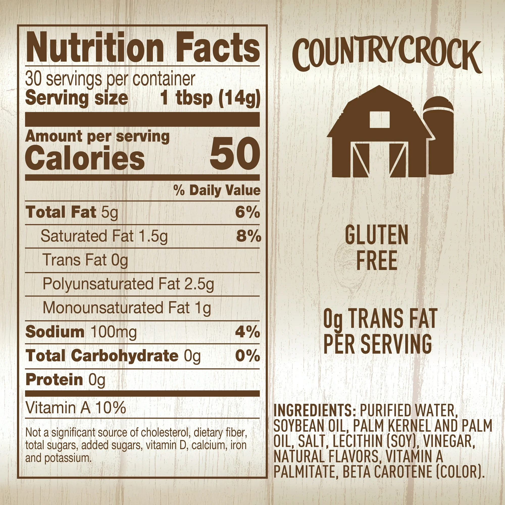 Country Crock Original Buttery Spread 15 oz (Refrigerated)