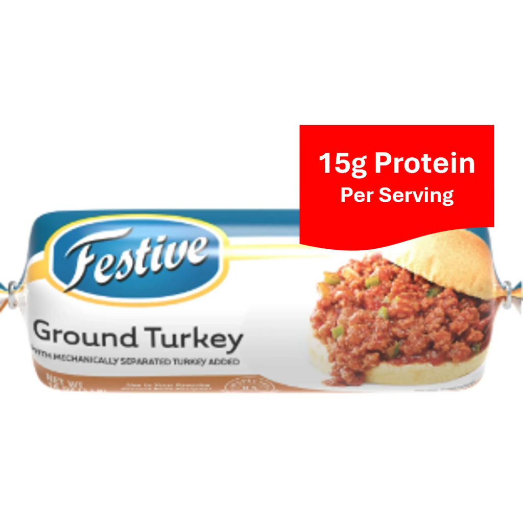 Ground Turkey Frozen 1 lb Roll
