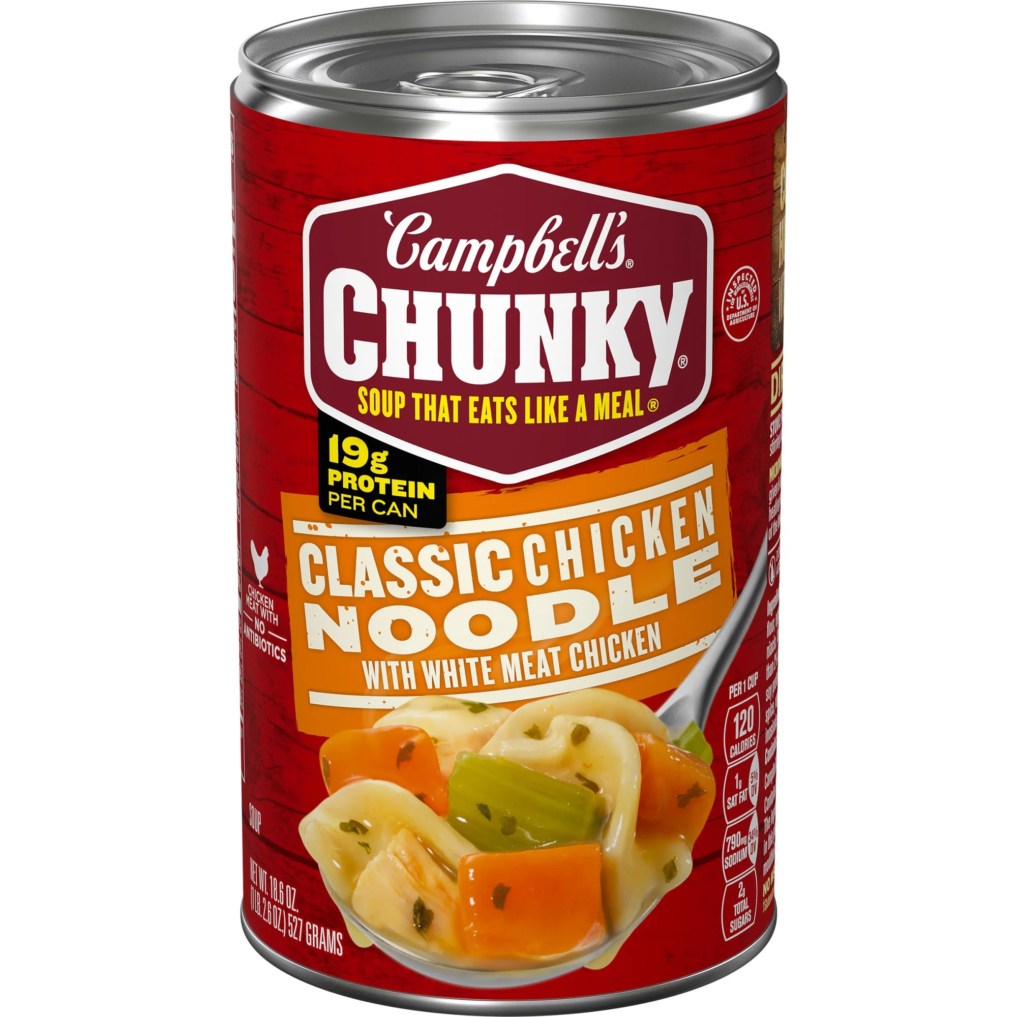 Campbell's Chunky Classic Chicken Noodle Soup 18.6 oz Can