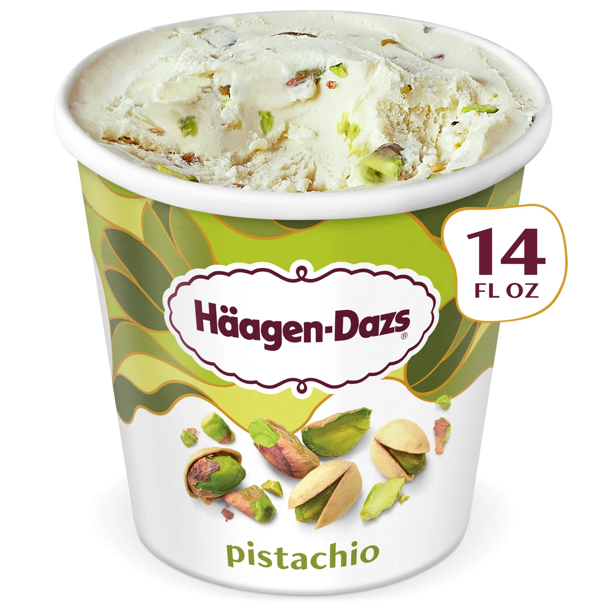Haagen Dazs Pistachio Ice Cream Gluten Free Kosher 14 oz