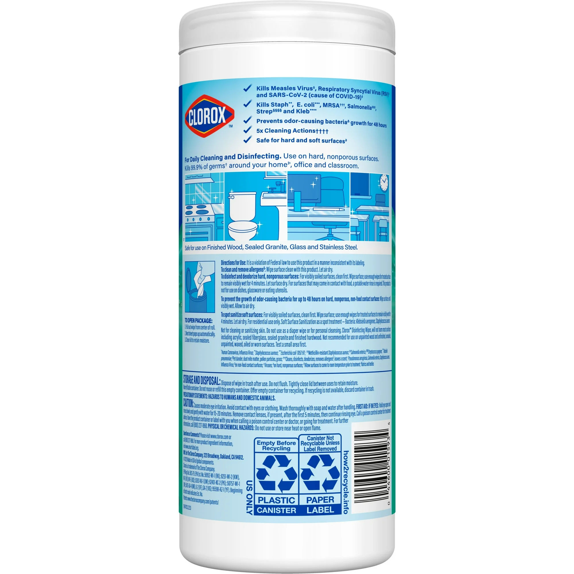 Clorox Bleach-Free Disinfecting Cleaner Wipes Fresh Scent 35 Count