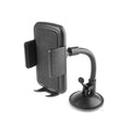 Universal Cell Phone Car Mount for Windshield and Dashboard Suction Cup Mount Adjustable 360° Rotation Black