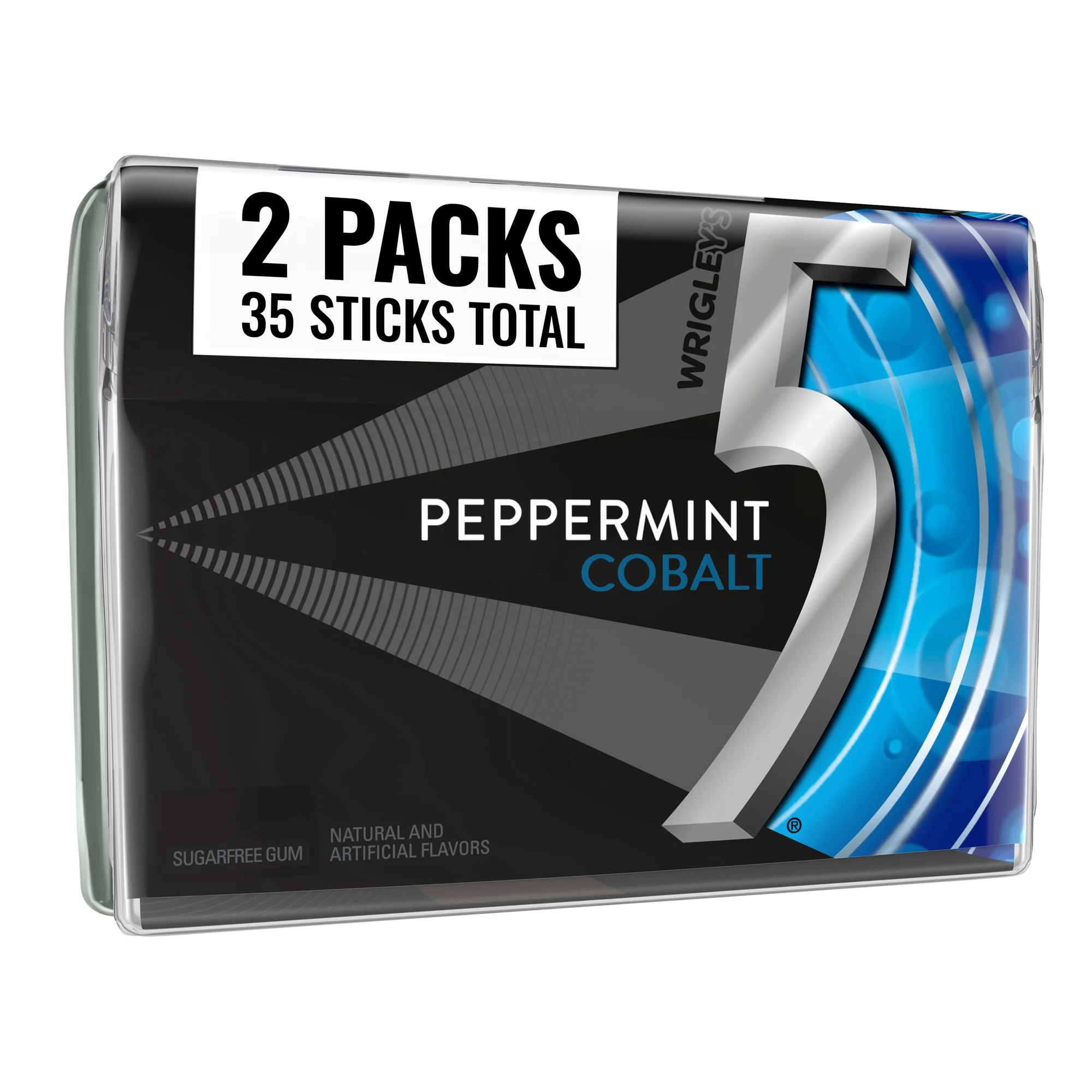 5 Gum Peppermint Cobalt Sugar Free Gum 35-Stick Pack