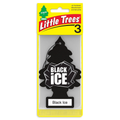 Little Trees Air Freshener Black Ice Fragrance 3-Pack