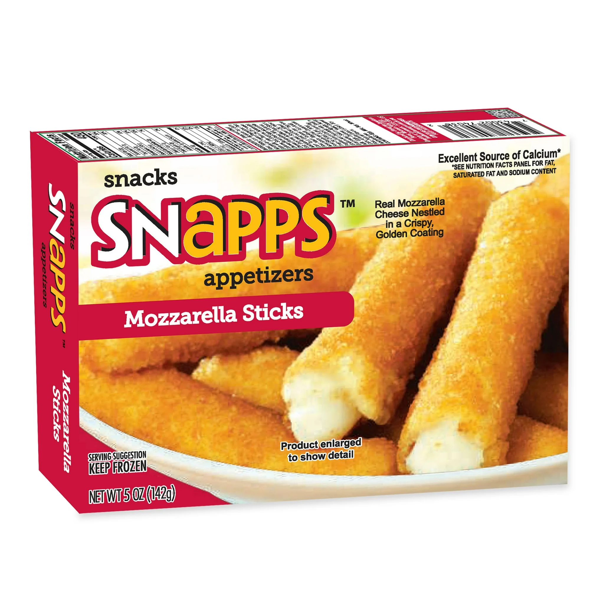 Frozen Mozzarella Cheese Sticks 5 oz Box