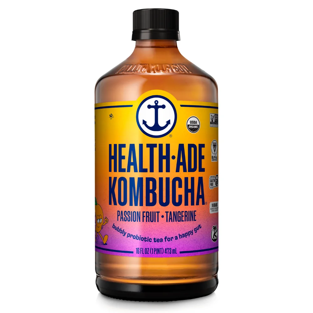 Health-Ade Passion Fruit-Tangerine Kombucha Tea 16 fl oz
