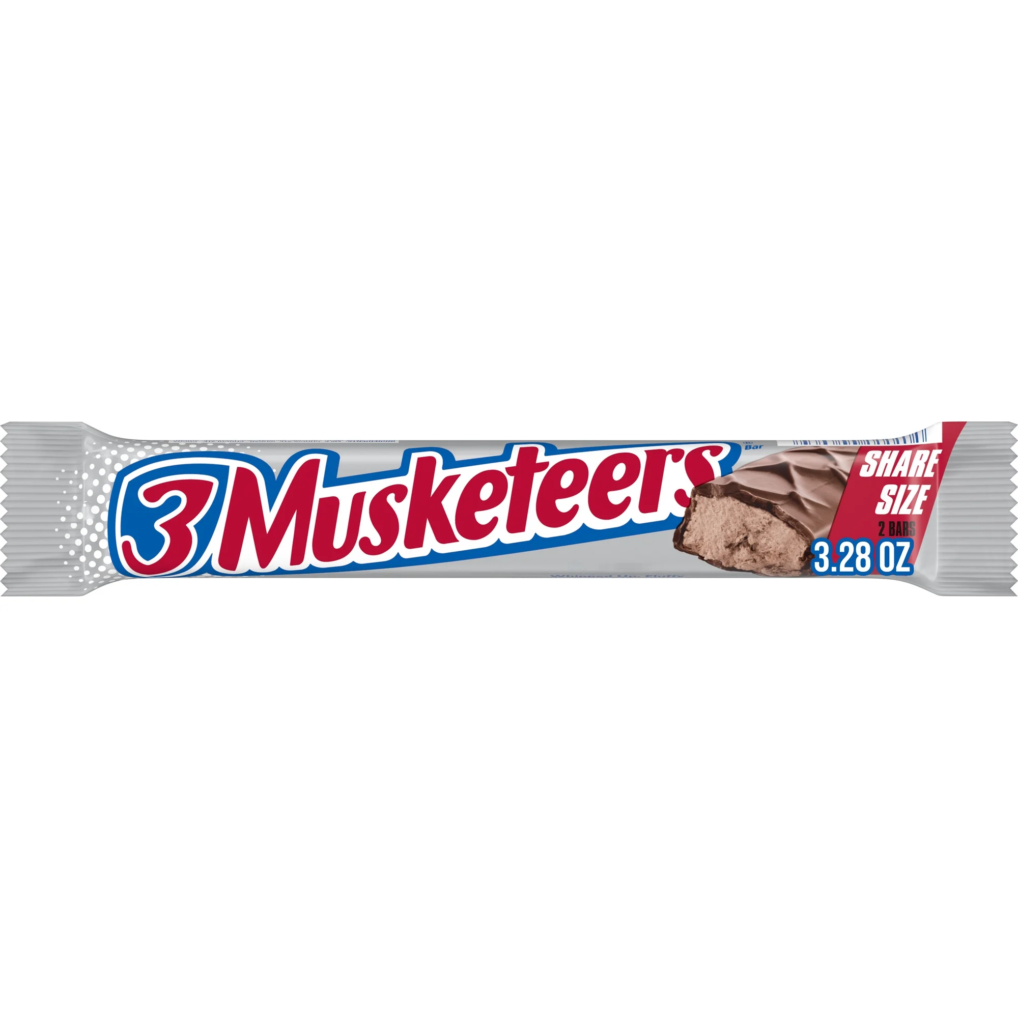 3 Musketeers Milk Chocolate Candy Bar Sharing Size 3.28 oz