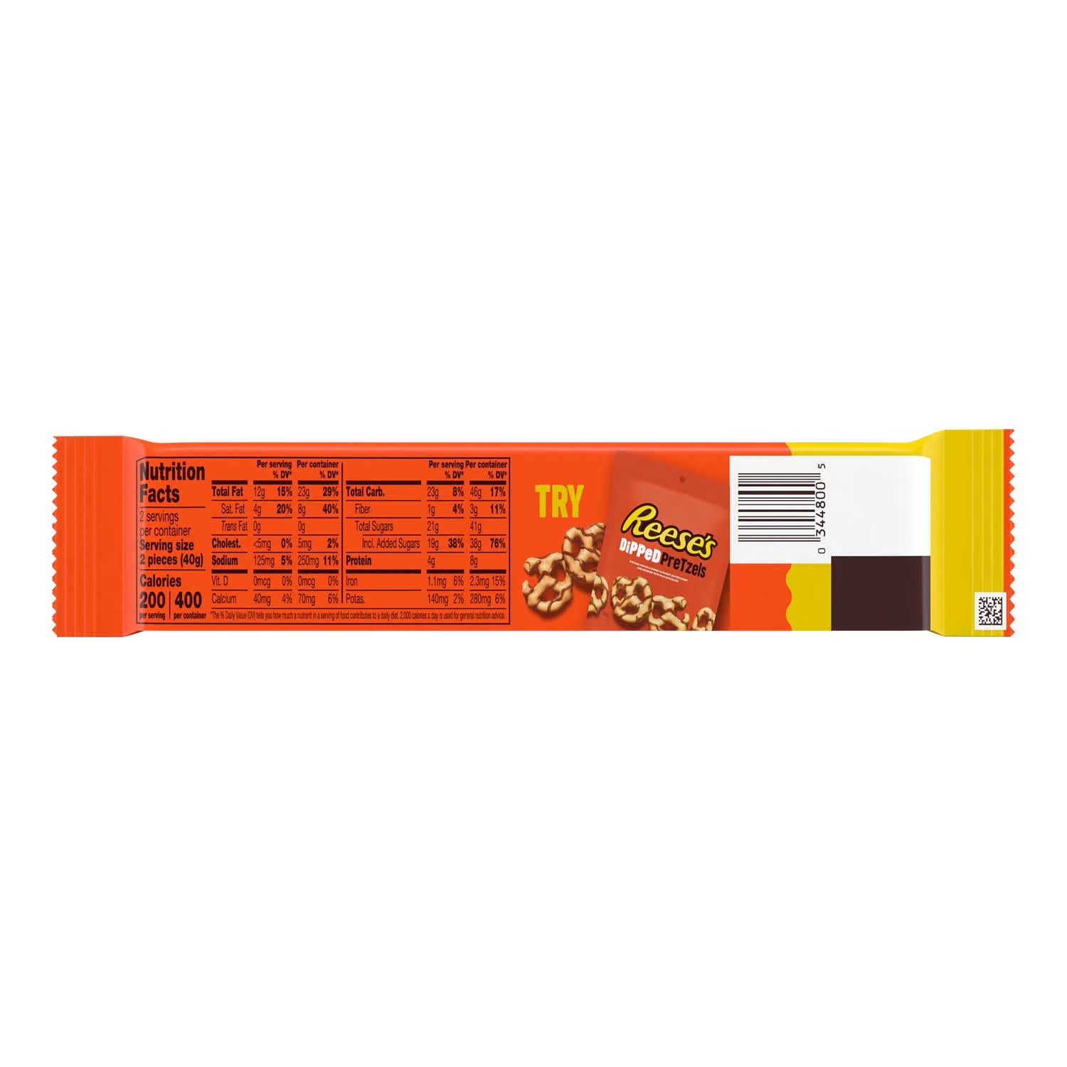Reese's Milk Chocolate King Size Peanut Butter Cups Candy Pack 2.8 oz