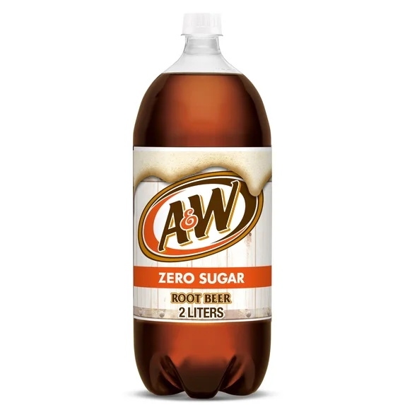 A&W Zero Sugar Root Beer Soda 2 L