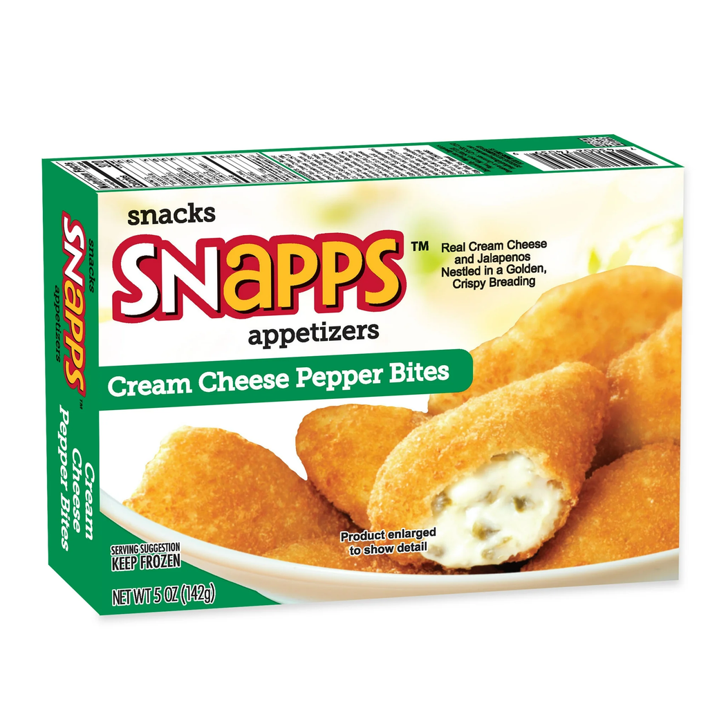 Frozen Cream Cheese Jalapeno Pepper Bites 5oz Box
