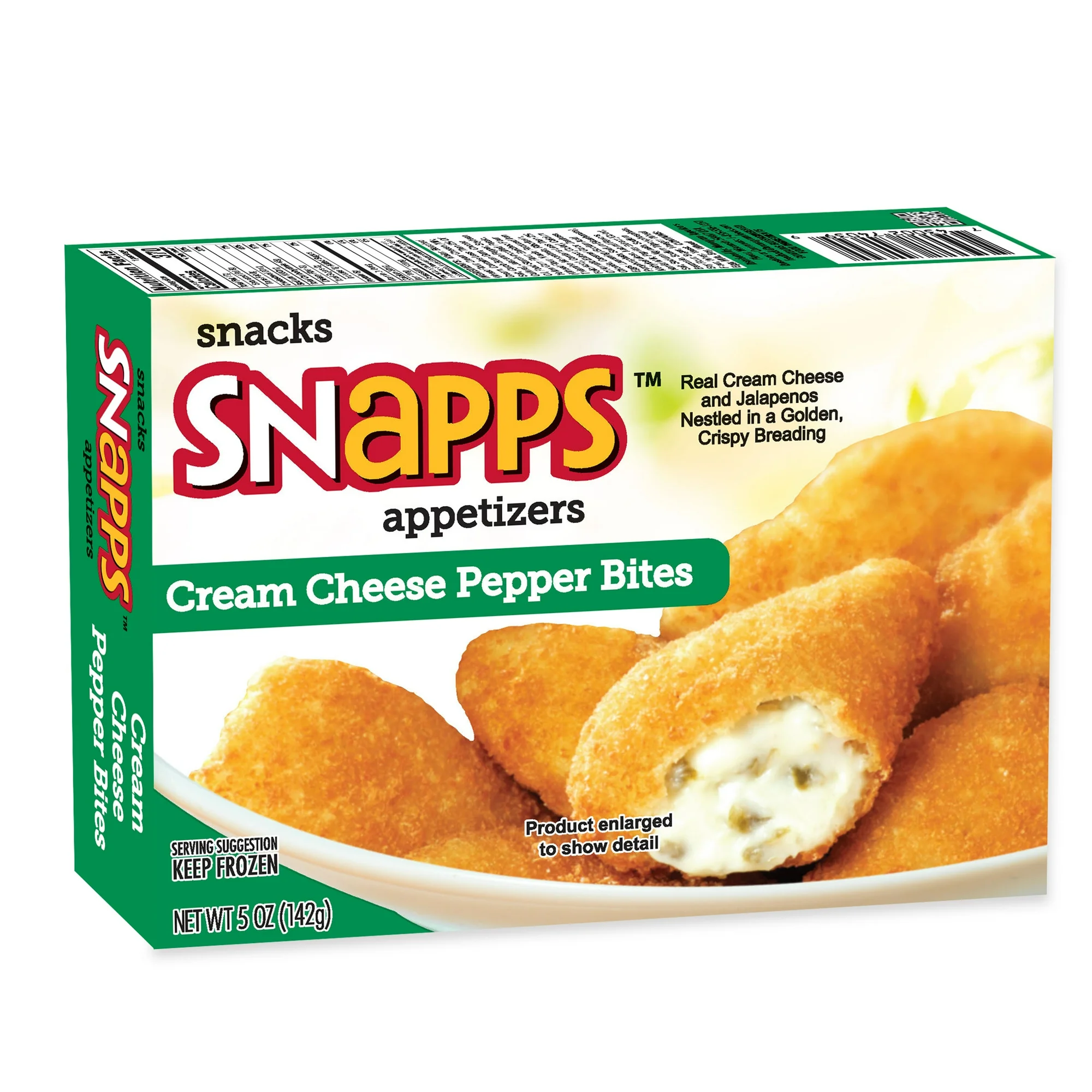 Frozen Cream Cheese Jalapeno Pepper Bites 5oz Box