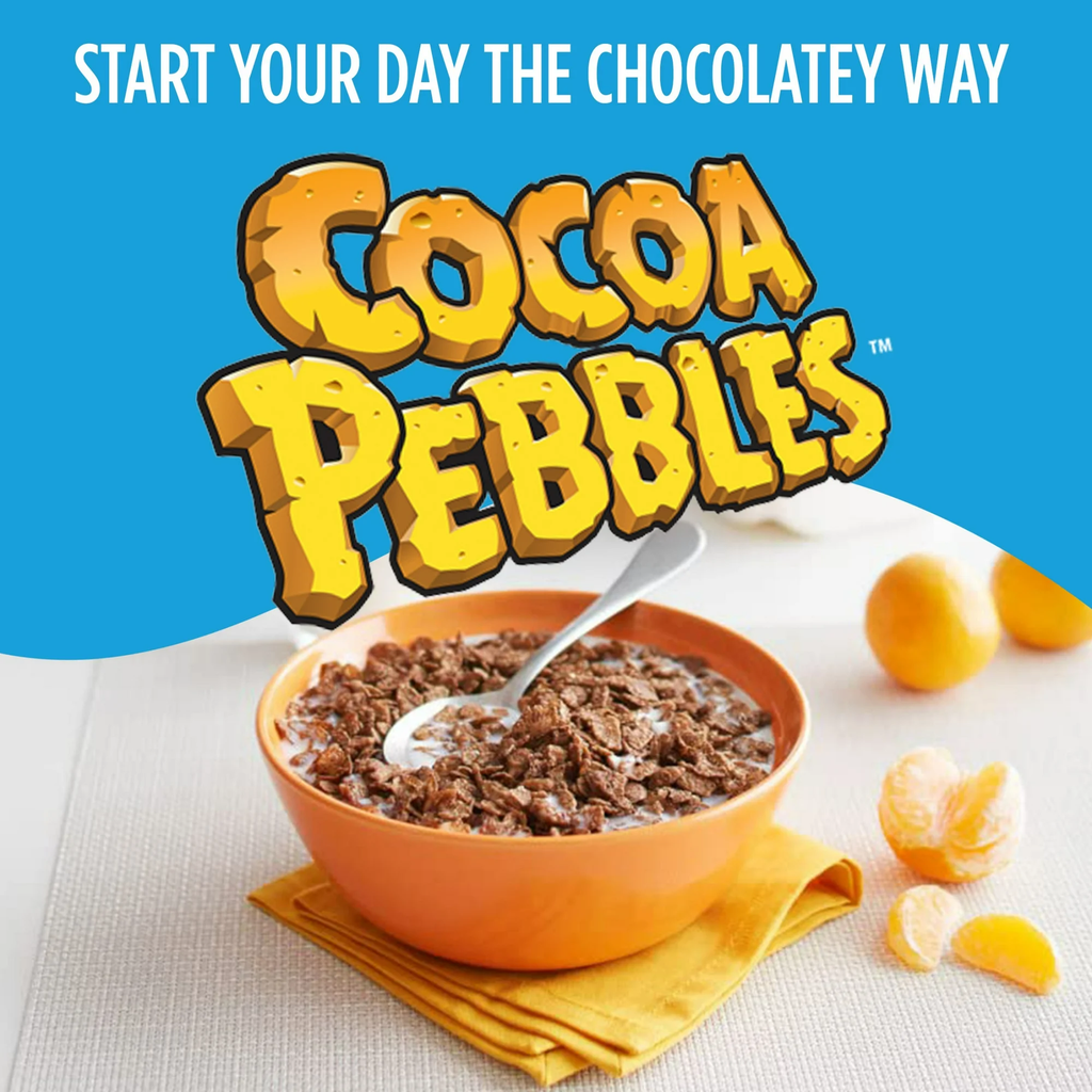 Post Cocoa Pebbles Chocolate Breakfast Cereal Gluten-Free 11 oz