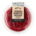 strawberry French Style Whipped Cheese Cake Mousse Dessert Cup, Creamy, 5.5 oz