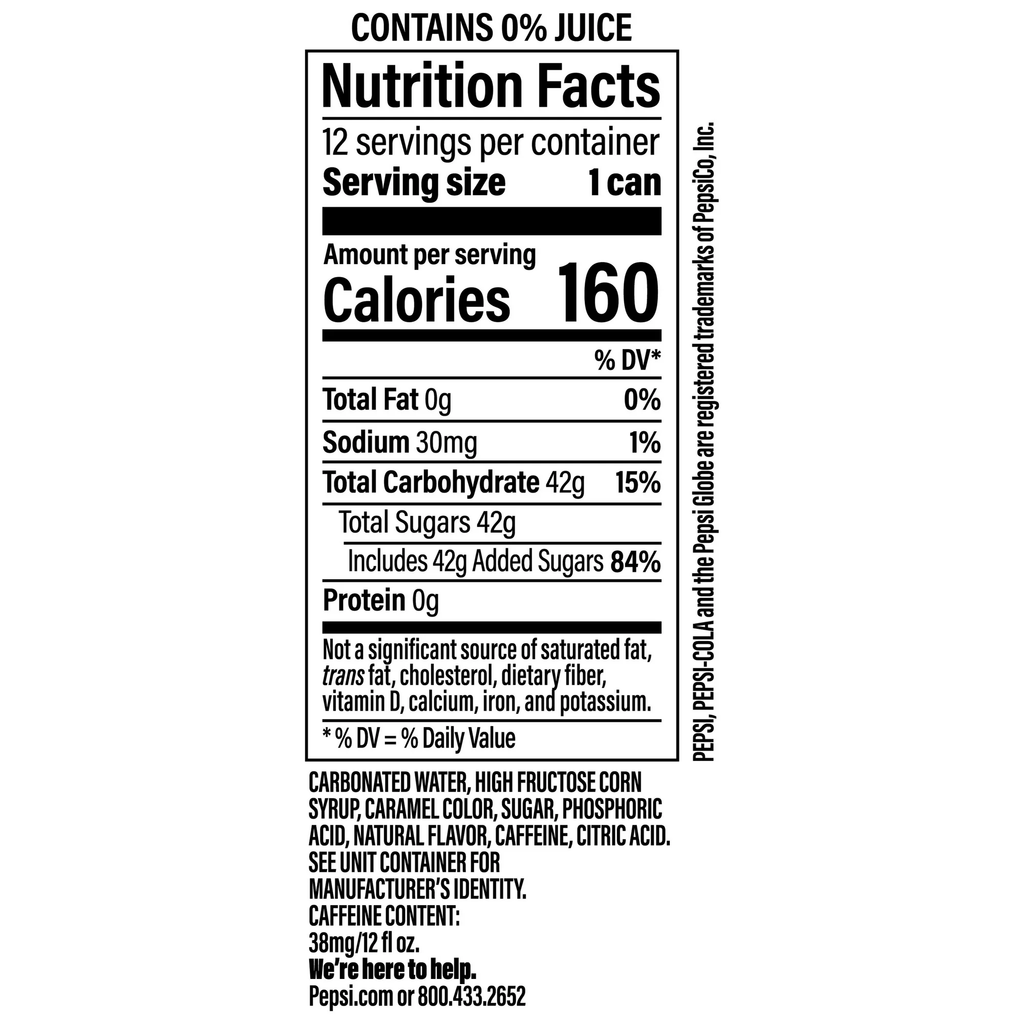 Pepsi Cherry 12 fl oz 12 Pack Cans