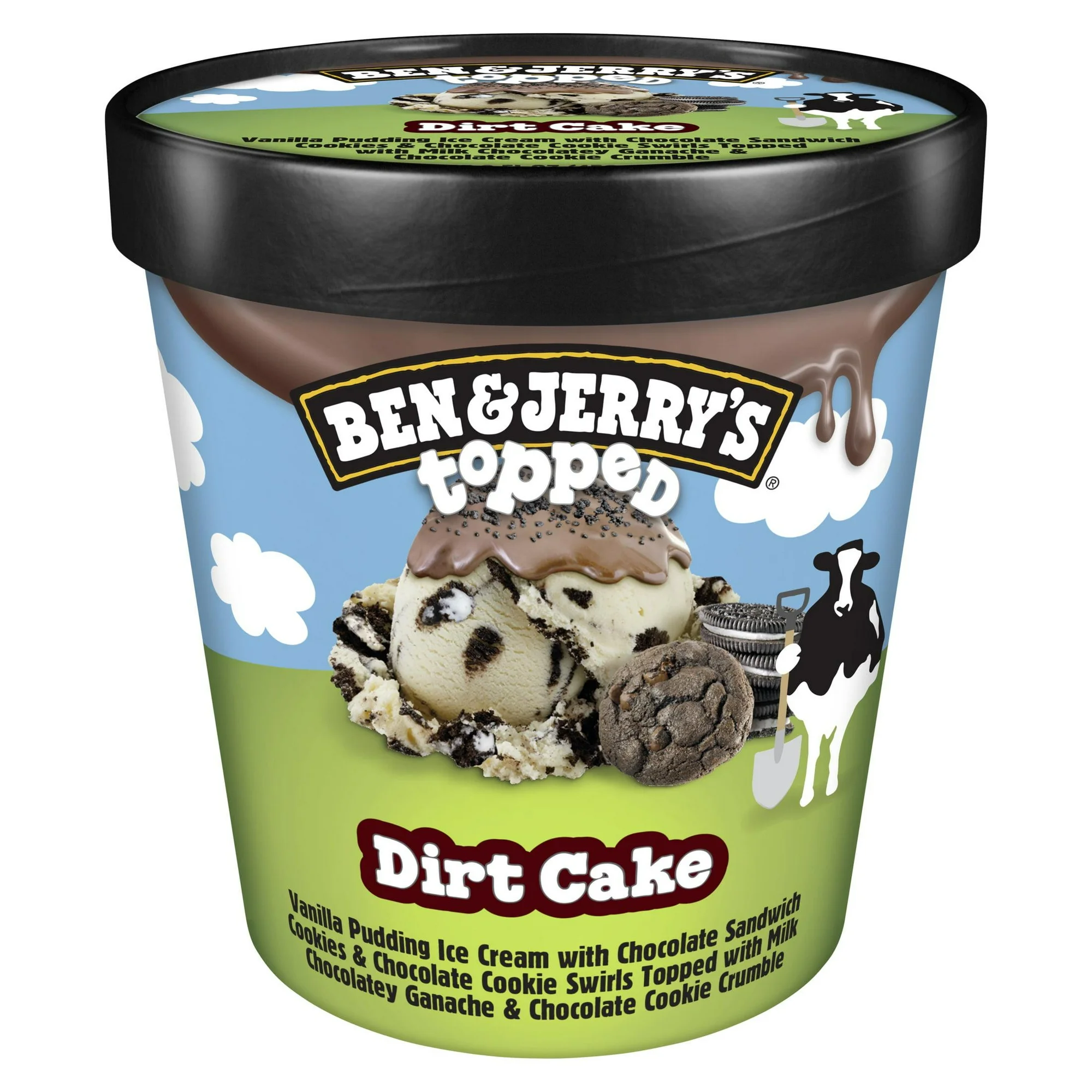 Ben & Jerry's  Top Dirt Cake Ice Cream 1 Pint