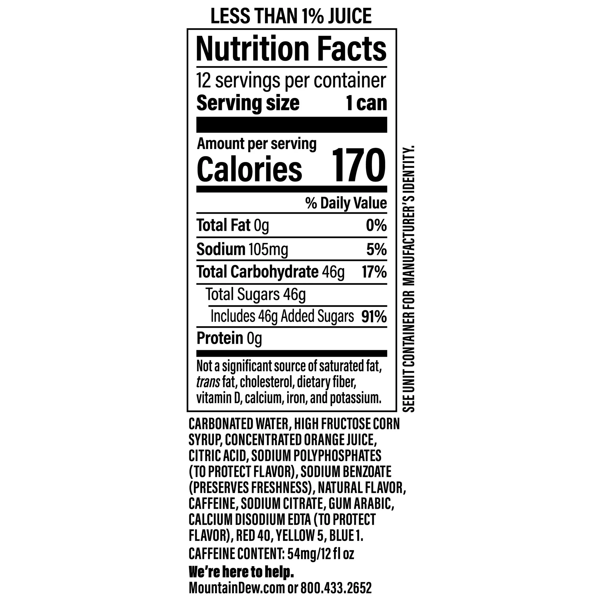 Mountain Dew Code Red 12 Pack Soda